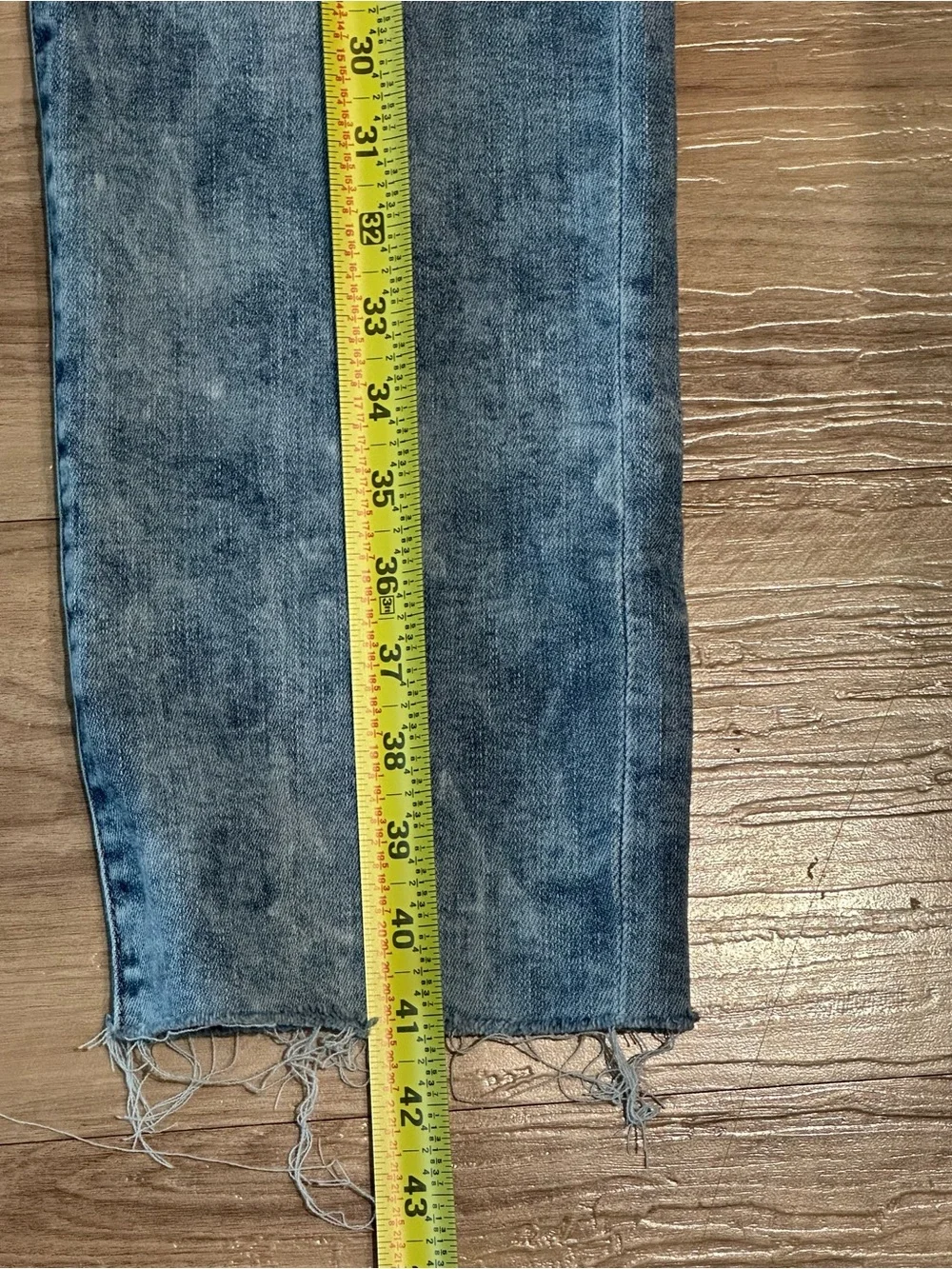 American Eagle Outfitters Mens Jeans Slim  Fit 34x34 Light Pre Owned Cut